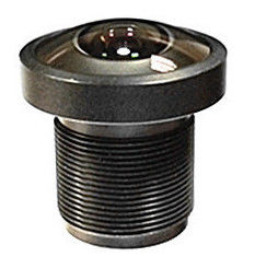 1.9mm Fish eye lens, car lens, imaging circle Phi 5.4,  FOV 190 degrees,  MR-H6017
