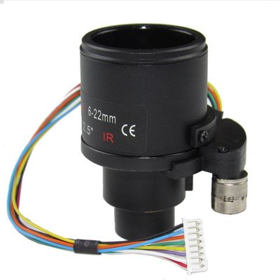 5MP Motor Vari-focal Lenses, 6-22mm surveillance lens, high resolution cctv lens, zoom focus, fixed iris lens