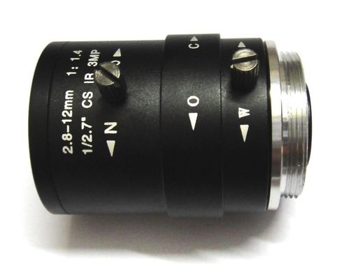 HD 3mp 2.8-12mm cctv lens, CS Mount, Manual Focal Lens, IR 1/2.7" 1:1.4 F1.4 for IP Camera