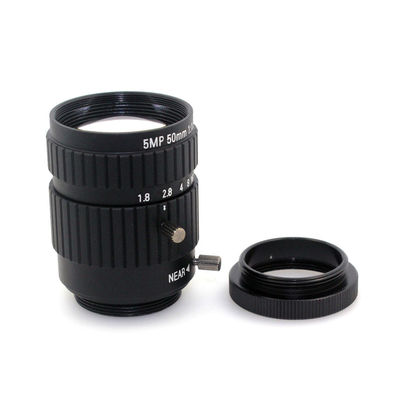 5MP 50mm Fixed Focus CS, C Mount for CCTV Camera Lens for cctv Industrial Microscope Camera