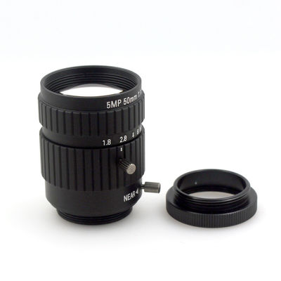 5MP 50mm Fixed Focus CS, C Mount for CCTV Camera Lens for cctv Industrial Microscope Camera