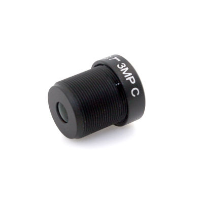 3MP 1/2.7" 2.8mm 120° Wide Angle View Fisheye CCTV IR Fixed Board Lens M12 MTV Mount Holder Support for Analog IP Camera