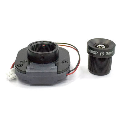 4K AI Conference Lens 5.0MP F2.0 Manual Focus Fixed Zoom 78° FOV For 1/2.7 Sensor Code Reader