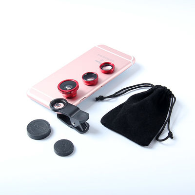 Universal clip on phone 3in1 lenses for Moblie Smart Phones 3 in 1 FishEye Wide Angle Macro Lens For iPhone For XIAO MI