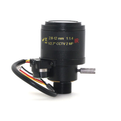 1/2.7'' MP HD Motorized 2.8-12mm Varifocal F1.4 M12 Mount DC Iris Auto IR CCTV Security Camera Lens