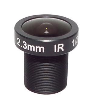 3.0 Megapixel Fixed M12 Lens 2.3mm 172 Degree 1/3 inch For CCTV camera