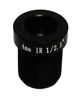 Wide Angle 4mm 0.3m MOD Surveillance Lens 3.0MP Resolution For Scanning Projection