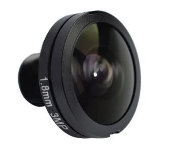 185 Degree Panoramic Surveillance Lens With IR Correction For Wide Angle Security Monitoring