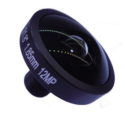 4K Lens 12Megapixel Fisheye 1/1.7 Inch 185 Degree M12 Mount Lens 1.85mm For IMX226 Sensor Ultra 4K Camera