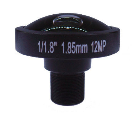 4K Lens 12Megapixel Fisheye 1/1.7 Inch 185 Degree M12 Mount Lens 1.85mm For IMX226 Sensor Ultra 4K Camera