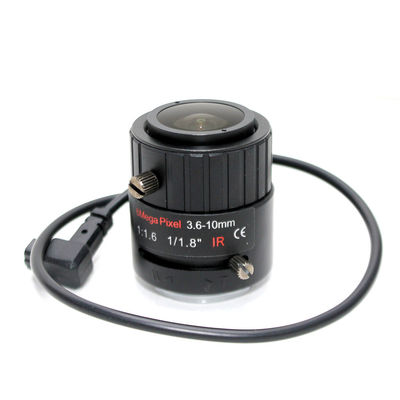 New 6 megapixel HD CCTV lens 3.6-10mm, 1/1.8" Manual Varifocal Auto Iris Lens,Metal lens for CCTV Surveillance cameras