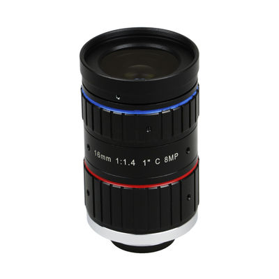 8.0Megapixels 4K 8MP 16mm F1.4 C Mount Professional 1" CCTV Lens Industrial Machine Vision Lens for C Mount UHD Camera