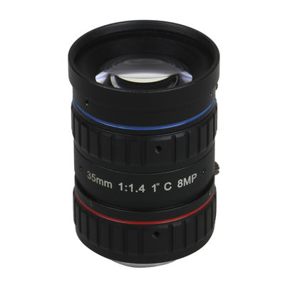 35mm C Mount Lens 4K 8MP F1.2 Professional 1" CCTV Lens Industrial Machine Vision Lens for C Mount UHD Camera