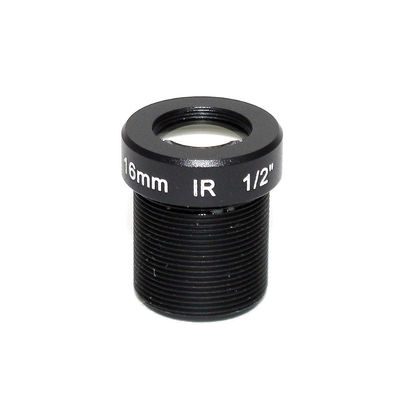 HD 5.0Megapixel 16mm CCTV Lens M12 IP Camera Lens F2.0 M12*P0.5 Fixed Iris 1/2" Image Format 96Degree Viewing Angle