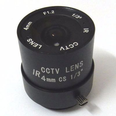 4mm CS mount 1/3" F1.2 aparture LENs for CCTV camera for CCD image sensor