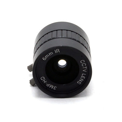 High Resolution Machine Vision Lens CS / C Mount  3MP 6mm  F1.2 Fixed Focus