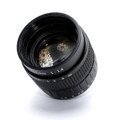 50mm lens C mount f/1.4 CCTV Lens C Mount 2/3 CCTV Lens features alloy casing with Quality Camera lens