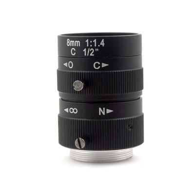 3.0 Megapixel 8mm lens 1/2" Manual Fixed C Mount Industrial lens For cctv camera box