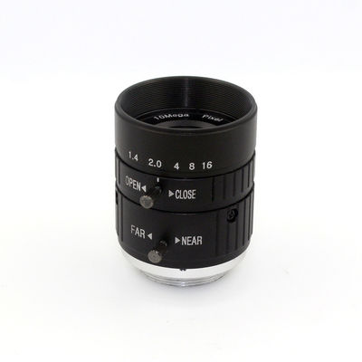 25mm 10 megapixel HD CCTV lens C mount 1/2'' fixed manual iris F1.4 industrial camera lens
