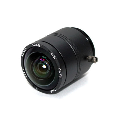 12Megapixel 4K 3.2mm Lens Fixed CS Lens 12MP 3.2mm 160 Degree 1/1.7 inch For 4K IP CCTV Box camera