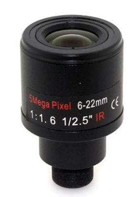 5MP HD 6-22mm lens M12 Manual Zoom Security monitor Camera lens for cctv ip camera and camera