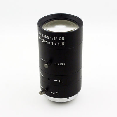 HD 6-60mm 1/3" CS Lens CCTV Lens IR F1.6 Manual Zoom Manual Iris for IP CCTV CCD Camera