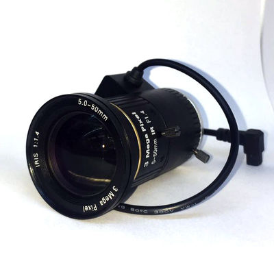 3MP 5-50mm lens F1.4 1/3" Varifocal camera lens for cctv security surveillance system Smart security camera