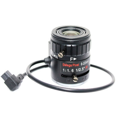 HD Analog IP Camera Zoom Lens 5.0 Megapixel  1/2.5" 6-22mm CS Mount