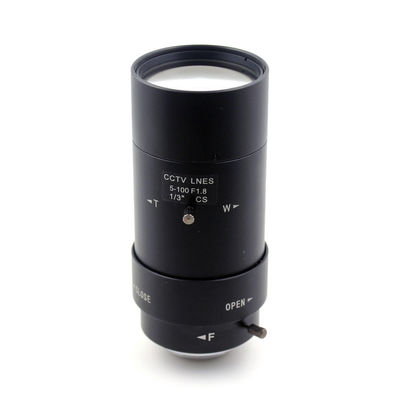 IP CCD Surveillance Camera Lenses 1/3" 5-100mm  F1.8  High Resolution