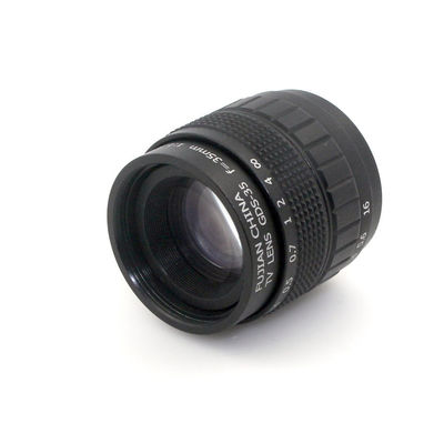 Television TV Machine Vision Lens C Mount Camera 35mm F1.7 Aperture Black Color