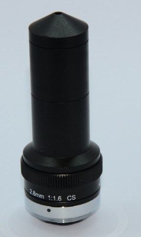 2.8mm pinhole lens/board, manual lens