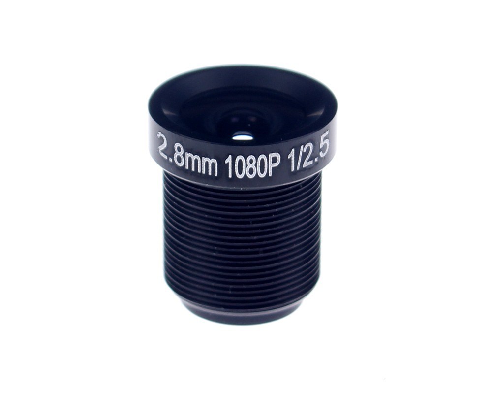 128° 2.8mm M12*0.5 Wide Angle Lens For 2MP Conference Code Read AI Camera Systems