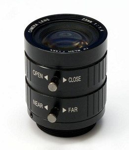 10MP 25mm HD Industrial Camera Fixed Manual IRIS Focus Zoom Lens C Mount CCTV Lens for CCTV Camera or Industrial Cam