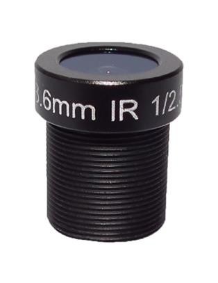 3.6mm Focal Length Surveillance Lens With 130 Degree Wide Angle For Clear Image Capture