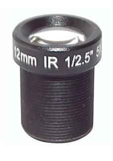 5.0Megapixel HD 12mm M12 Lens CCTV Lens HD IP Camera Security Camera Lens F2.0 M12 Mount Fixed Iris Format 1/2.5"
