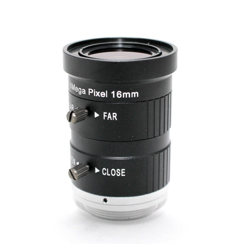1 inch 8MP ITS Lens 16mm Ultra Starlight F1.4 C Mount For Electronic Police or Traffic Camera