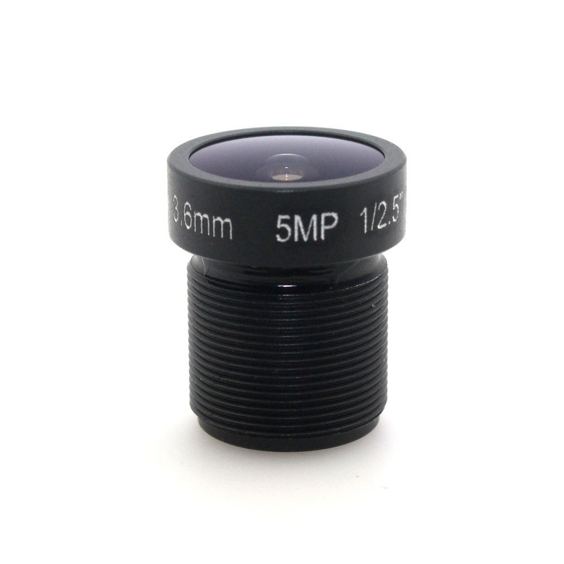 5MP IR 3.6mm lens1/2.5" CCTV MTV Board Lens CCTV Lens HD camera M12 Mount For 720P / HD 1080P IP Camera CCTV Camera