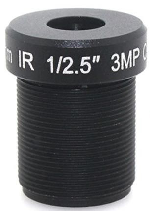 MR-C0618W125-3MPC M12 F2.0 Auto Iris Lens / Motorized Zoom Lens 52.8° Field View