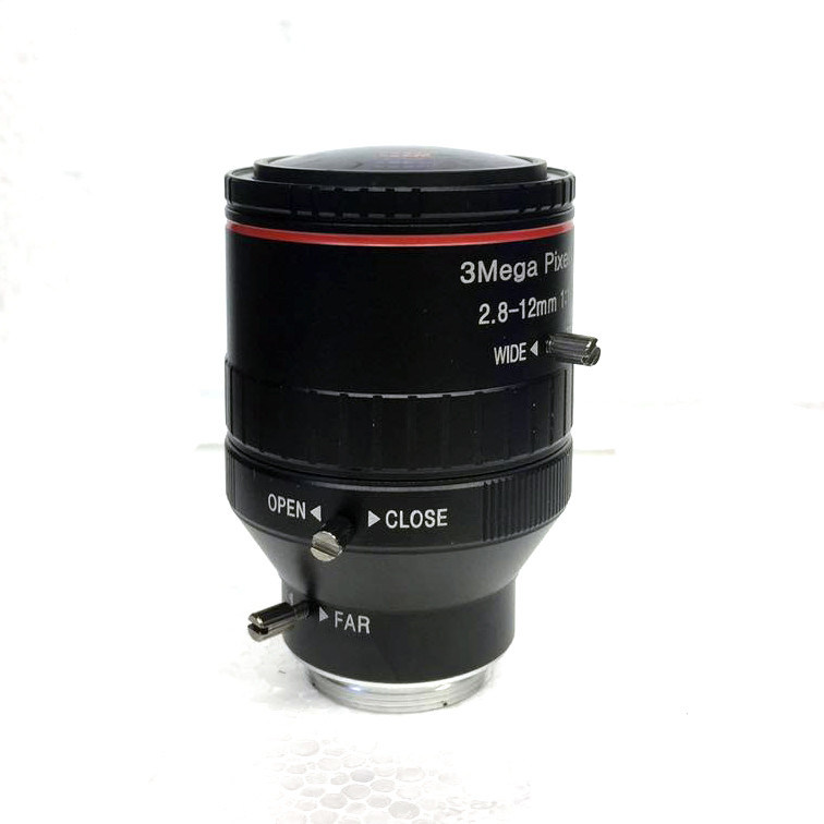 New 2.8-12mm 3.0MP Varifocal CCTV Lens with 1/2" 1:1.6 C Mount Lens for HD IP Camera