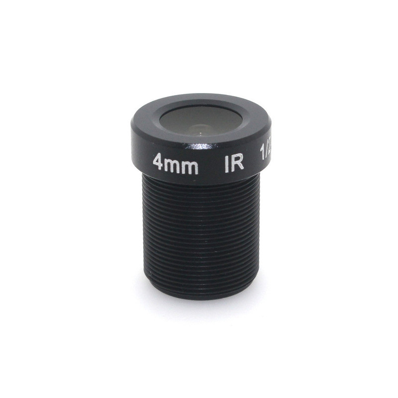 AHD / IP Camera M12 CCTV Lens 5MP Resolution 4mm Focal Length 85° FOV Manual Focus