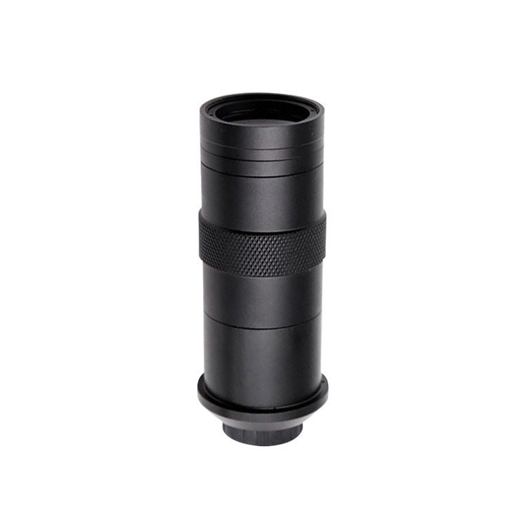 100X Zoom C/CS Mount Machine Vision Lens Glass Magnification Eyepiece For VGA HDMI USB CCD CMOS Video Microscope Camera