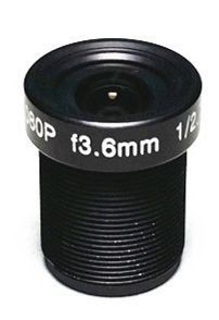 3,6 mm 1080P M12-Objektiv, hochauflösendes Kameraobjektiv